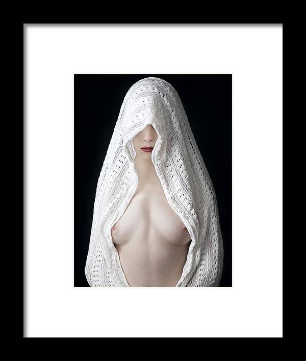 Fine Art Nude Framed Print featuring the photograph by Bobby Kostadinov