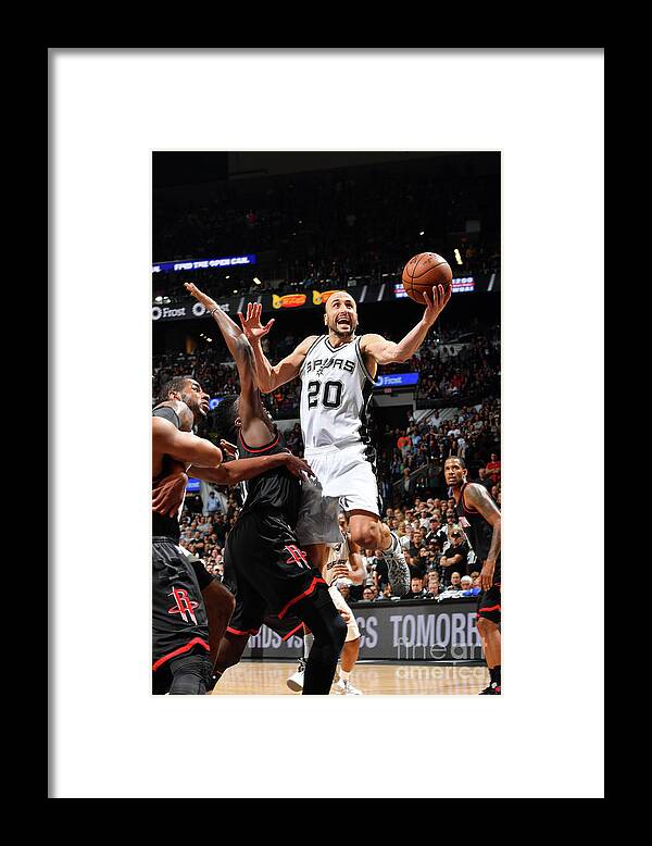 Playoffs Framed Print featuring the photograph Houston Rockets V San Antonio Spurs - by Jesse D. Garrabrant