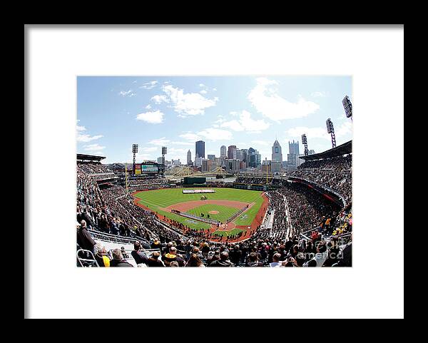 American League Baseball Framed Print featuring the photograph St Louis Cardinals V Pittsburgh Pirates by Justin K. Aller