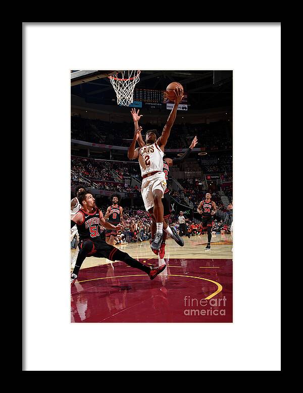 Collin Sexton Framed Print featuring the photograph Chicago Bulls V Cleveland Cavaliers #23 by David Liam Kyle