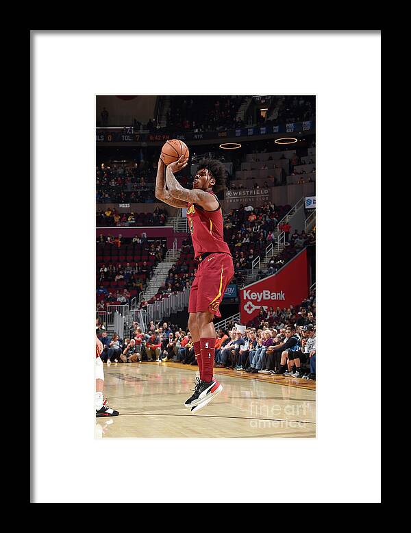 Kevin Porter Jr Framed Print featuring the photograph Miami Heat V Cleveland Cavaliers by David Liam Kyle