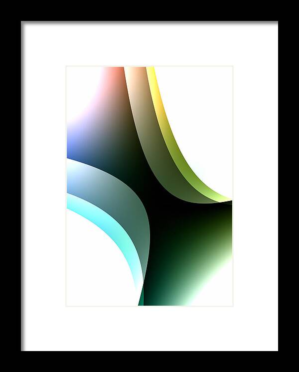 Curve Framed Print featuring the photograph Graphical #24 by Imagenavi