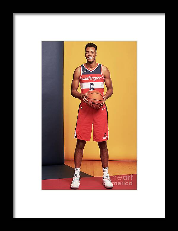 Troy Brown Jr Framed Print featuring the photograph 2018 Nba Rookie Photo Shoot by Jennifer Pottheiser