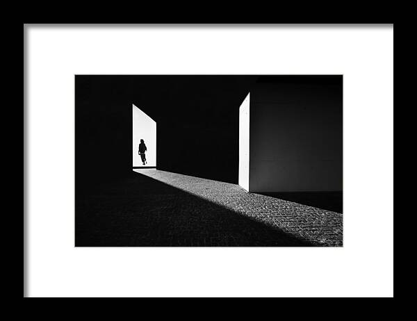 Silhouette Framed Print featuring the photograph #25 by Florentinus Joseph