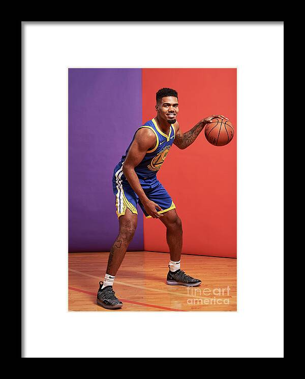 Jacob Evans Iii Framed Print featuring the photograph 2018 Nba Rookie Photo Shoot #259 by Jennifer Pottheiser