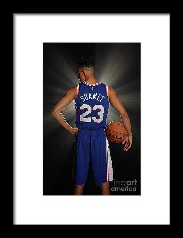 Nba Pro Basketball Framed Print featuring the photograph 2018 Nba Rookie Photo Shoot by Jesse D. Garrabrant