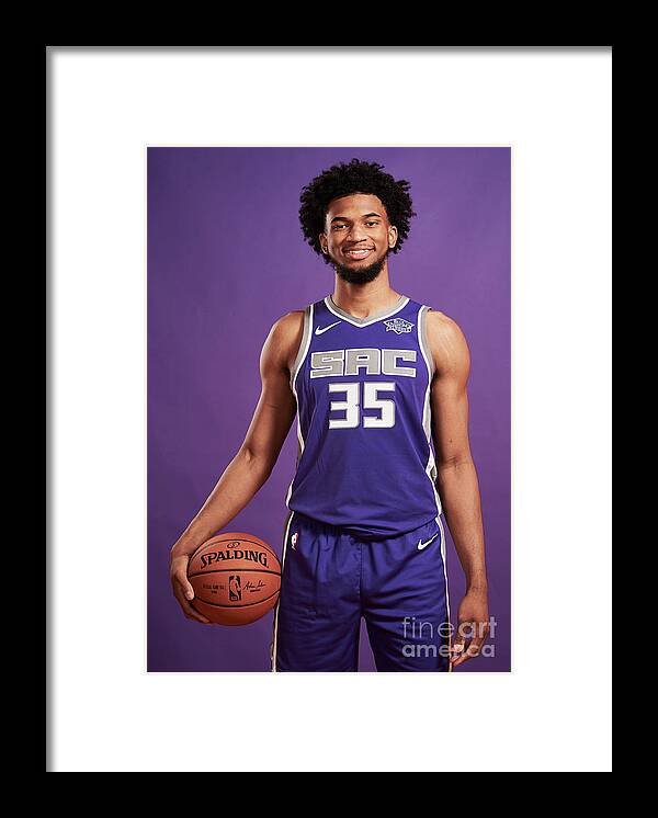 Marvin Bagley Iii Framed Print featuring the photograph 2018 Nba Rookie Photo Shoot #284 by Jennifer Pottheiser