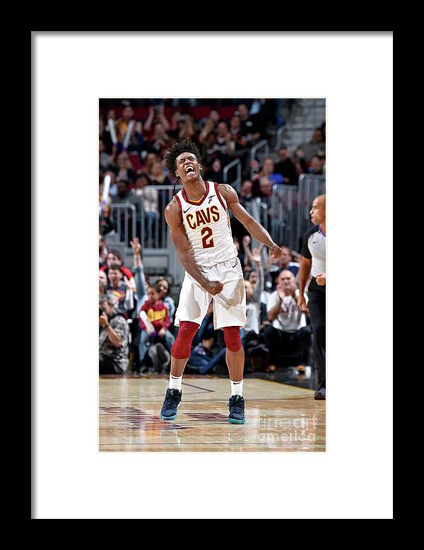 Collin Sexton Framed Print featuring the photograph Atlanta Hawks V Cleveland Cavaliers by David Liam Kyle
