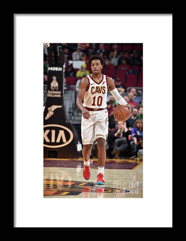 Nba Pro Basketball Framed Print featuring the photograph Boston Celtics V Cleveland Cavaliers by David Liam Kyle