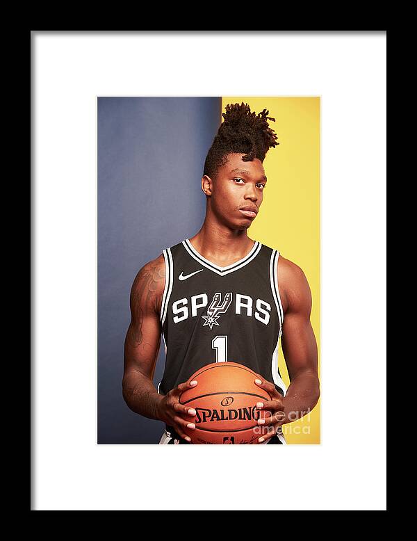 Lonnie Walker Iv Framed Print featuring the photograph 2018 Nba Rookie Photo Shoot by Jennifer Pottheiser