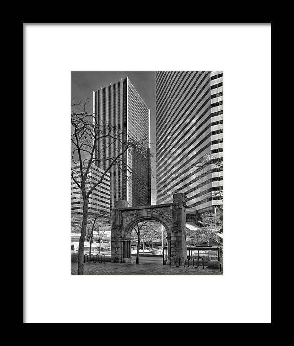 Seattle Framed Print featuring the photograph 2nd Avenue Seattle Arch by Jerry Abbott