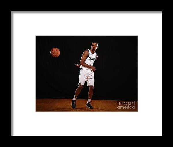 Nba Pro Basketball Framed Print featuring the photograph 2017 Nba Rookie Photo Shoot by Brian Babineau