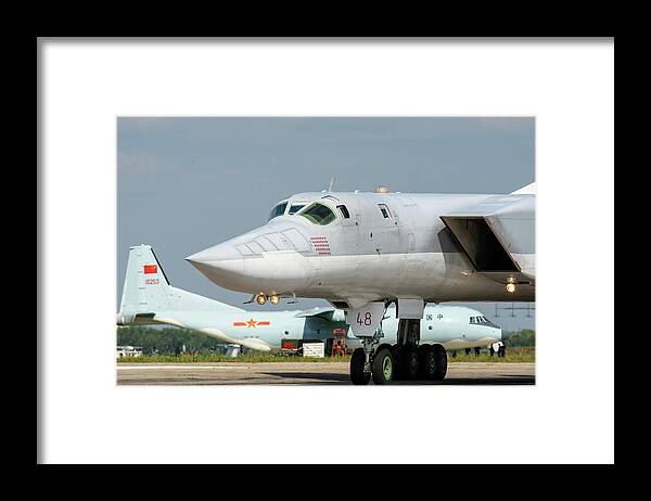 Outdoors Framed Print featuring the photograph A Russian Aerospace Forces Tu-22m-3 #3 by Daniele Faccioli