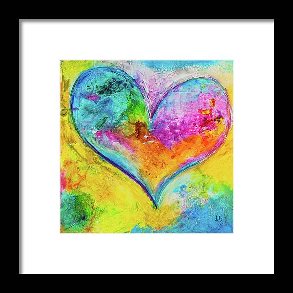 Amor Fiel Framed Print featuring the painting Amor Fiel #3 by Ivan Guaderrama