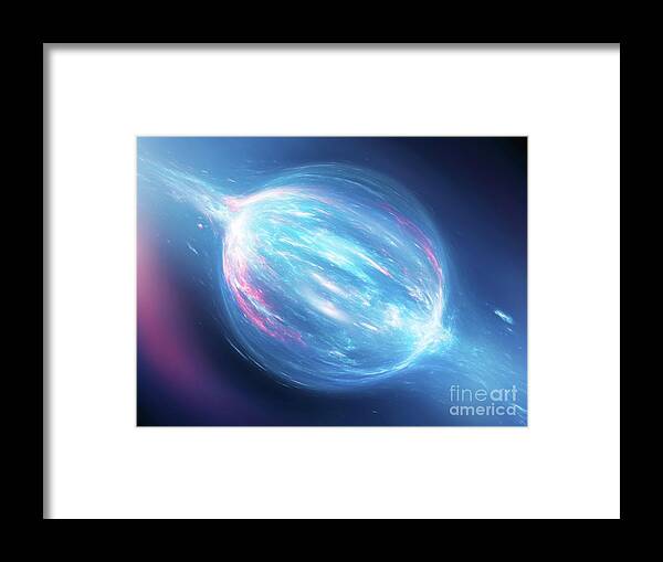Energy Framed Print featuring the photograph Bipolar Force In Space #3 by Sakkmesterke/science Photo Library