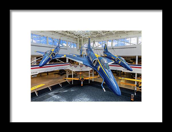 2019 Framed Print featuring the photograph Blue Angels #4 by Tim Stanley
