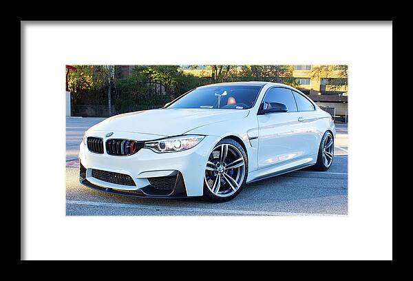 Bmw M4 Framed Print featuring the photograph Bmw M4 by Rocco Silvestri
