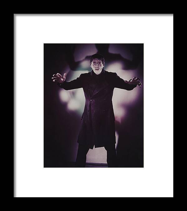 Christopher Lee Framed Print featuring the photograph CHRISTOPHER LEE in THE CURSE OF FRANKENSTEIN -1957-. #3 by Album