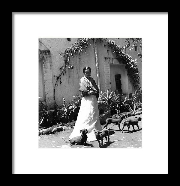 Art Framed Print featuring the photograph Frida Kahlo by Gisele Freund