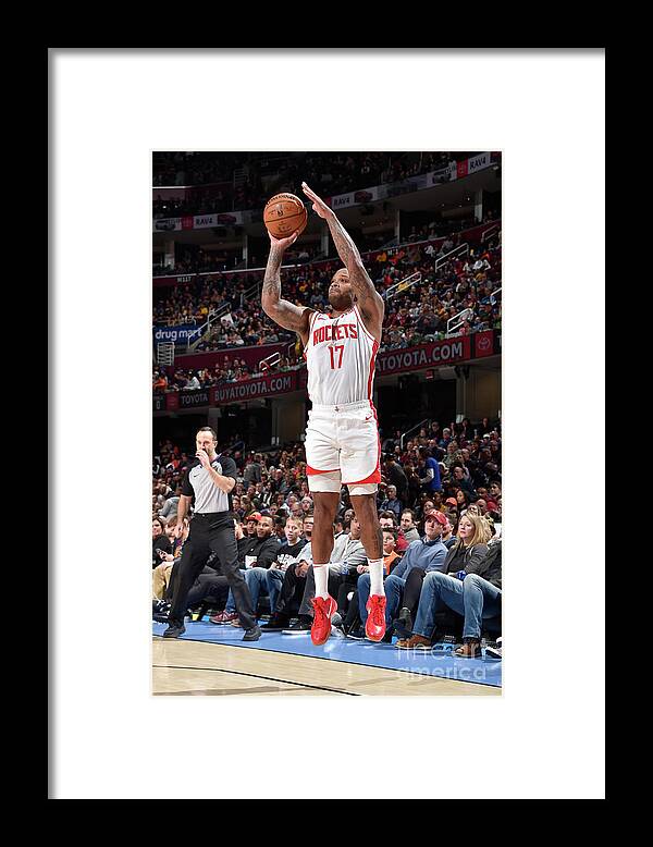 Pj Tucker Framed Print featuring the photograph Houston Rockets V Cleveland Cavaliers by David Liam Kyle