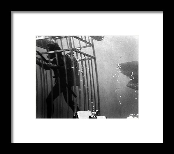 Jaws Framed Print featuring the photograph Jaws #3 by Movie Star News