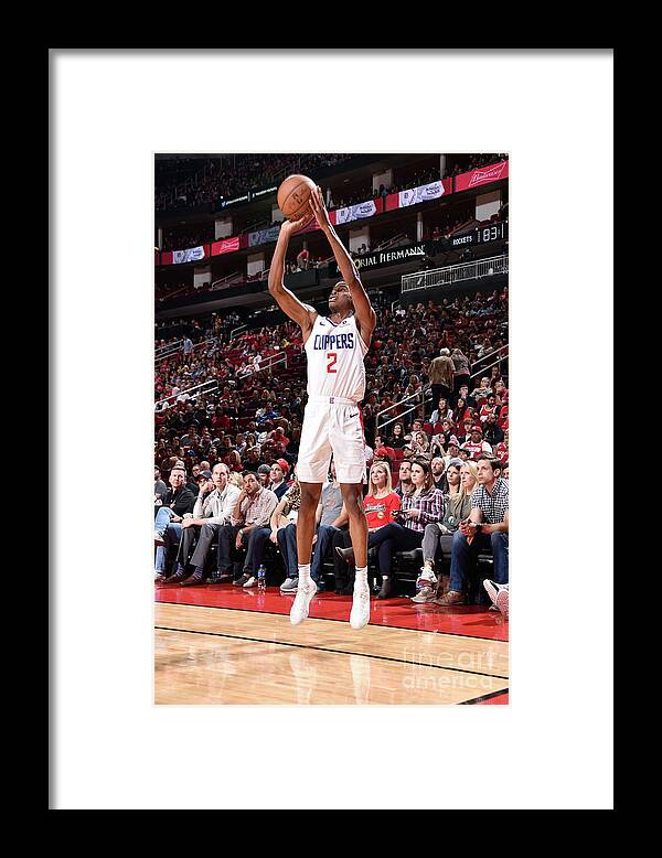 Shai Gilgeous-alexander Framed Print featuring the photograph La Clippers V Houston Rockets by Bill Baptist
