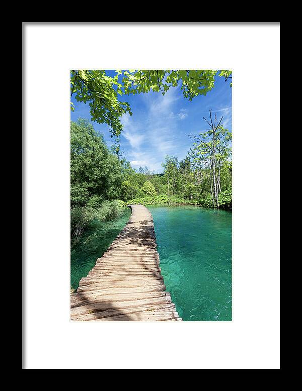 Tranquility Framed Print featuring the photograph National Park Plitvice Lakes, Croatia #3 by Marcos Welsh