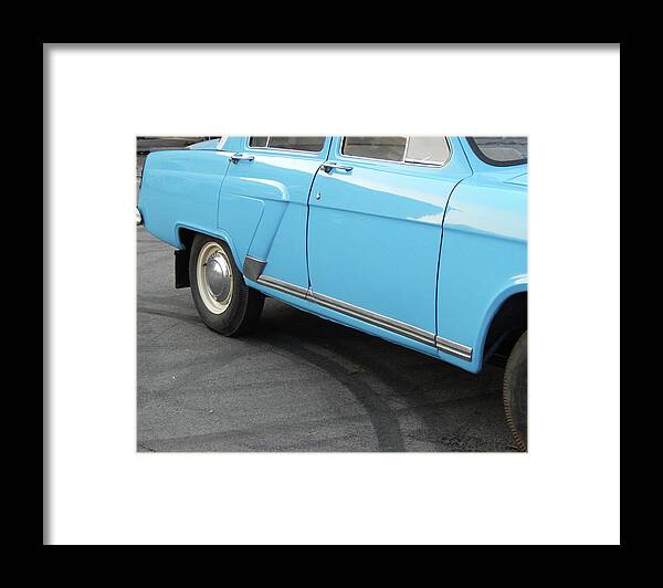 Body Framed Print featuring the photograph Retro cars parts and body elements #3 by Oleg Prokopenko