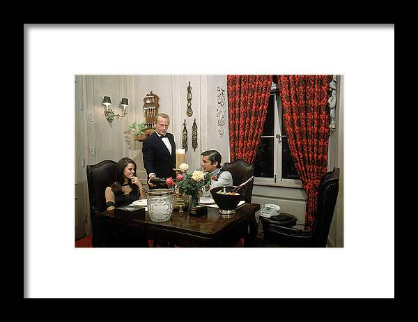 Robert Evans - Producer Framed Print featuring the photograph Robert Evans #3 by Alfred Eisenstaedt