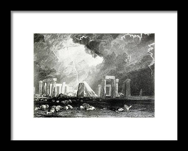 Ancient Civilization Framed Print featuring the photograph Stonehenge #3 by Science Source