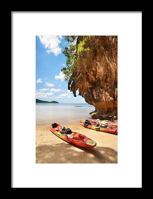 Landscape Framed Print featuring the photograph Thailand - Krabi Province, Phang Nga #3 by Jan Wlodarczyk