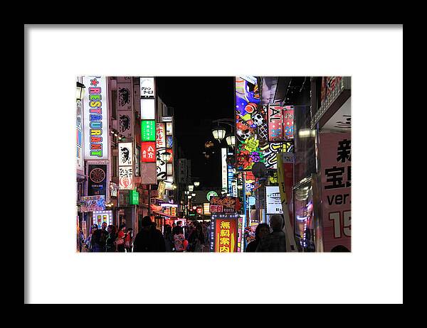Tokyo Framed Print featuring the photograph Tokyo, Japan - Shibuya Crossing by Richard Krebs