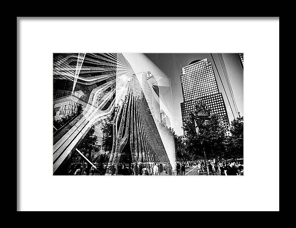 Estock Framed Print featuring the digital art World Trade Center, Nyc #3 by Antonino Bartuccio