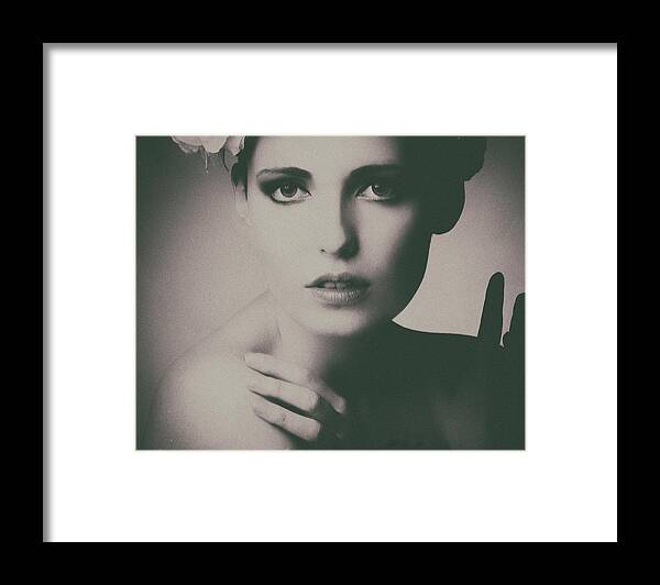 Portrait Framed Print featuring the photograph *** #34 by David Minster