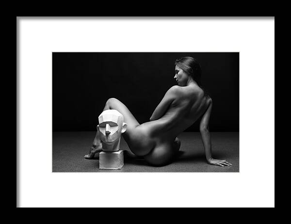 Ladies Framed Print featuring the photograph Bodyscape #340 by Anton Belovodchenko