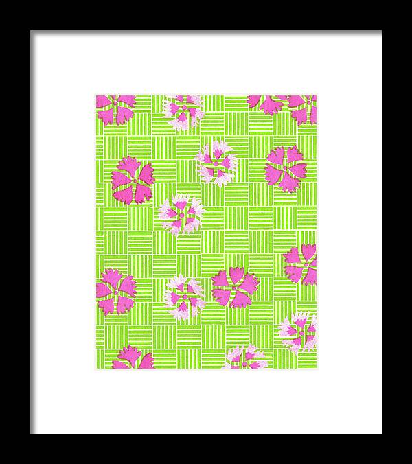 Background Framed Print featuring the drawing Pattern #349 by CSA Images