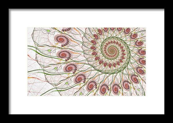 Psychedelic Framed Print featuring the photograph Abstract Illustration #353 by Sakkmesterke/science Photo Library