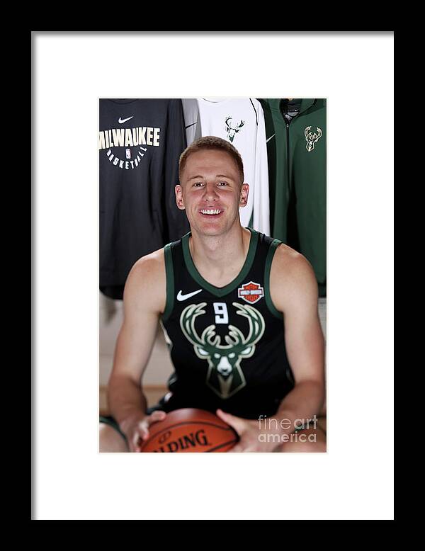 Donte Divincenzo Framed Print featuring the photograph 2018 Nba Rookie Photo Shoot by Nathaniel S. Butler