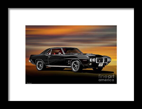 1969 Pontiac Firebird Framed Print featuring the photograph 1969 Pontiac Firebird 400 #4 by Dave Koontz