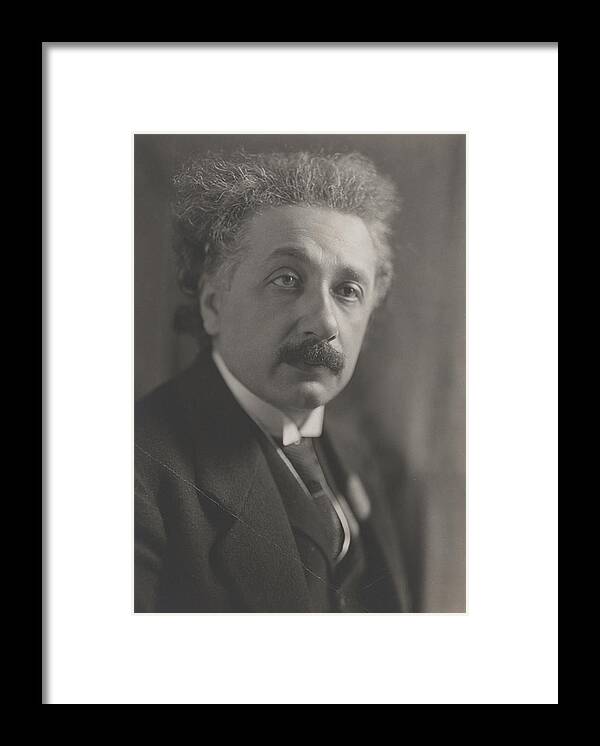 1921 Framed Print featuring the photograph Albert Einstein, German-american #4 by Science Source