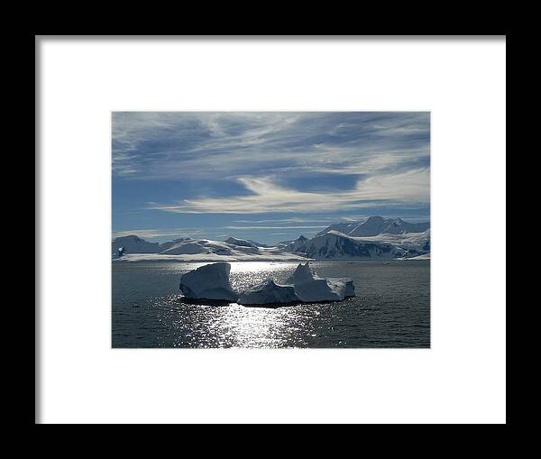 Scenics Framed Print featuring the photograph Antarctica Paradise Harbour #4 by Photo, David Curtis