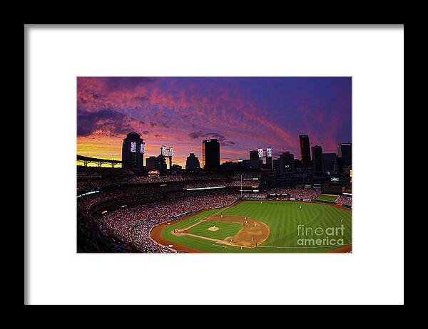 St. Louis Framed Print featuring the photograph Arizona Diamondbacks V St. Louis by Dilip Vishwanat