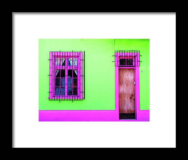 Streetscape Framed Print featuring the photograph 4 Calle Santiago by Rick Locke - Out of the Corner of My Eye