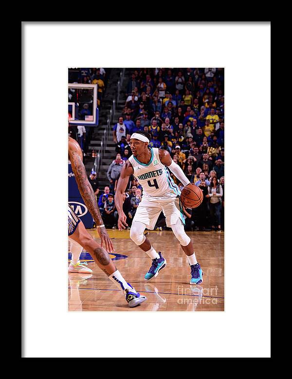 San Francisco Framed Print featuring the photograph Charlotte Hornets V Golden State by Noah Graham
