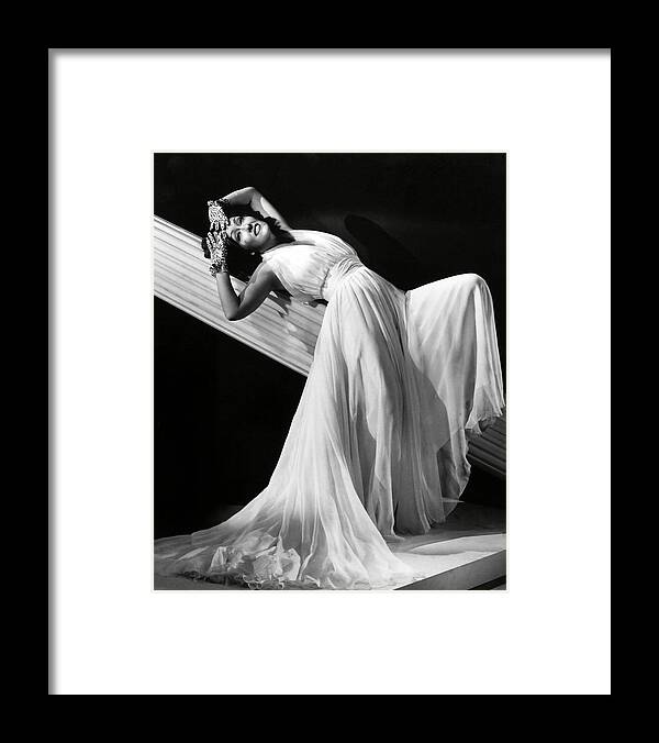 Gloria Swanson Framed Print featuring the photograph Gloria Swanson . #4 by Album