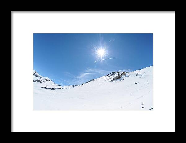 Scenics Framed Print featuring the photograph High Mountain Landscape In Sunny Day #4 by Mmac72