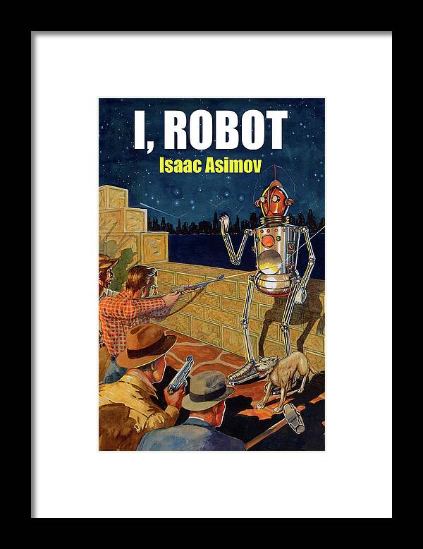 Robot Framed Print featuring the painting I, Robot #4 by Robert Fuqua