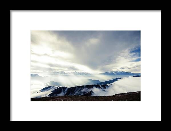 Chinese Culture Framed Print featuring the photograph Landscapes In China #4 by 4x-image