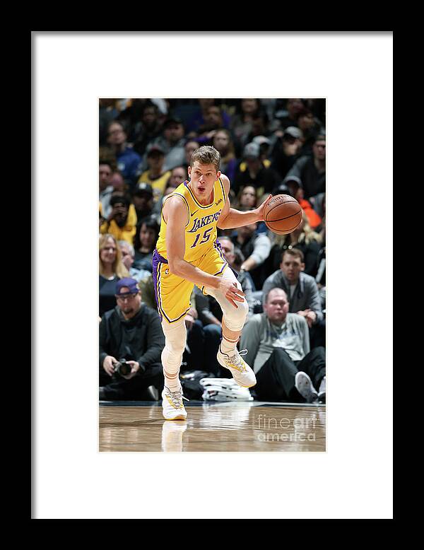Nba Pro Basketball Framed Print featuring the photograph Los Angeles Lakers V Minnesota by David Sherman