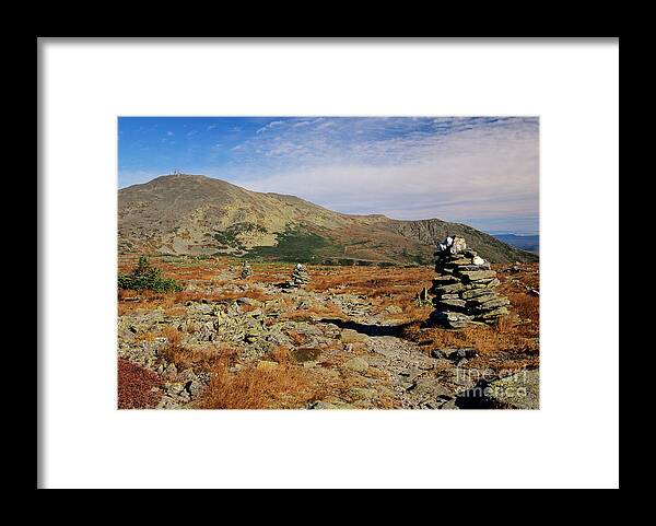 Alpine Tundra System Framed Print featuring the photograph Mount Washington - White Mountains New Hampshire #4 by Erin Paul Donovan